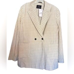 NWT Paul Smith Petite Ps Womens Buggy Lined Jacket